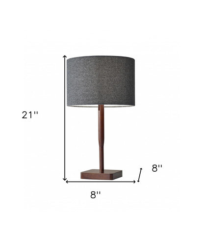 walnut wood finish table lamp, wood finish table lamp, cabin walnut wood finish table, cozy cabin walnut wood finish, cozy cabin walnut wood