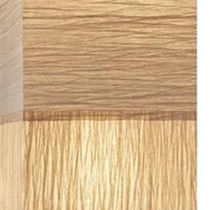 72" BROWN AND SILVER THREE LIGHT COLUMN FLOOR LAMP WITH BEIGE PAPER RECTANGULAR SHADE - Varnish & Vibe