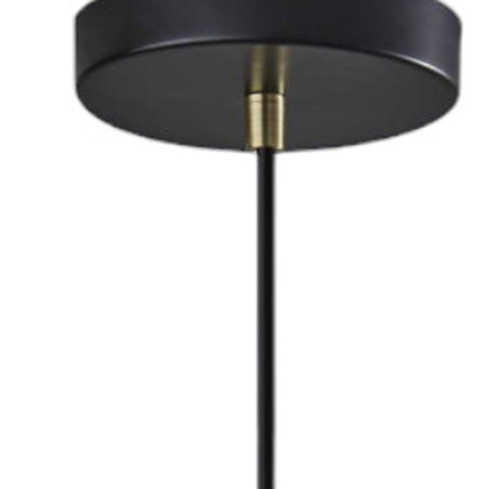 CALABASAS STRIPED GLASS GLOW METAL PENDANT - Varnish & Vibe