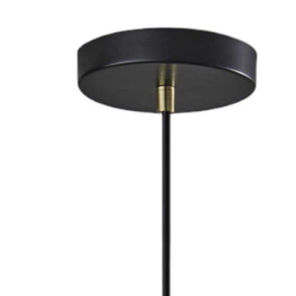 CALABASAS STRIPED GLASS GLOW METAL PENDANT - Varnish & Vibe