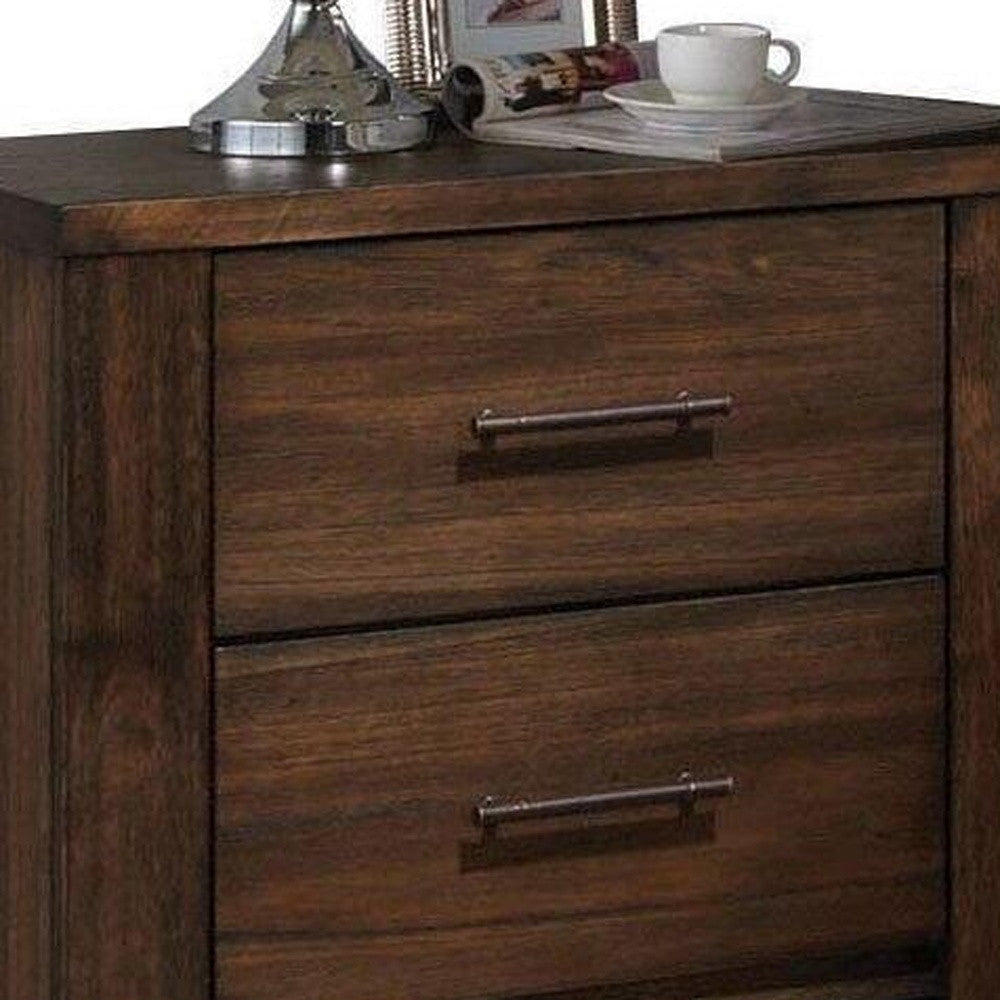 25" brown wood drawer nightstand, brown wood drawer nightstand, wood drawer nightstand, 25" brown wood drawer, brown wood drawer