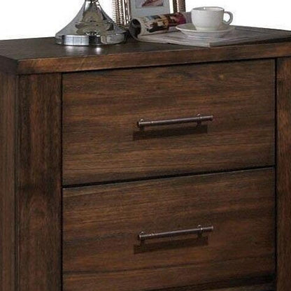 25" brown wood drawer nightstand, brown wood drawer nightstand, wood drawer nightstand, 25" brown wood drawer, brown wood drawer