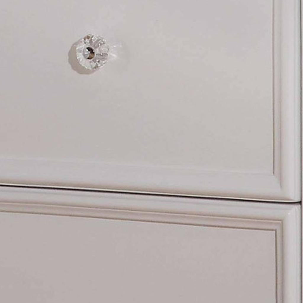 CALABASAS 27" WHITE TWO DRAWERS NIGHTSTAND - Varnish & Vibe