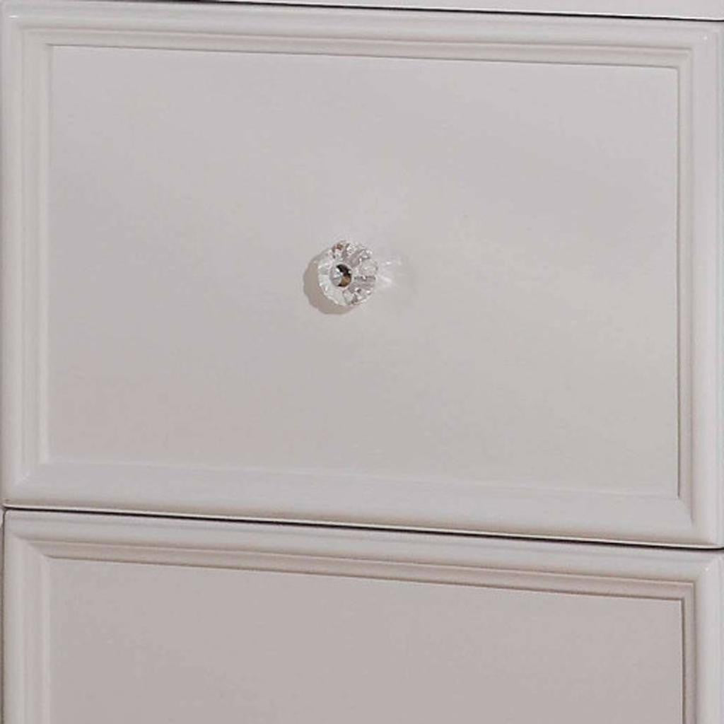 CALABASAS 27" WHITE TWO DRAWERS NIGHTSTAND - Varnish & Vibe