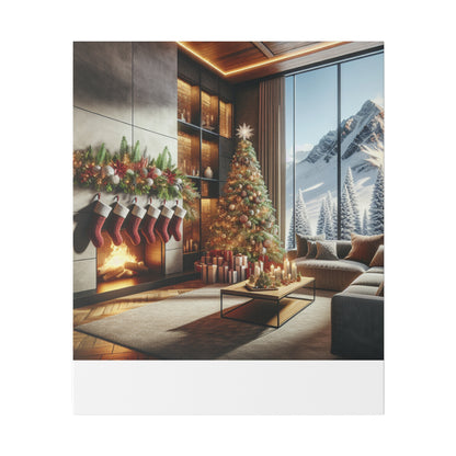 Christmas Matte Canvas, Stretched, 0.75"