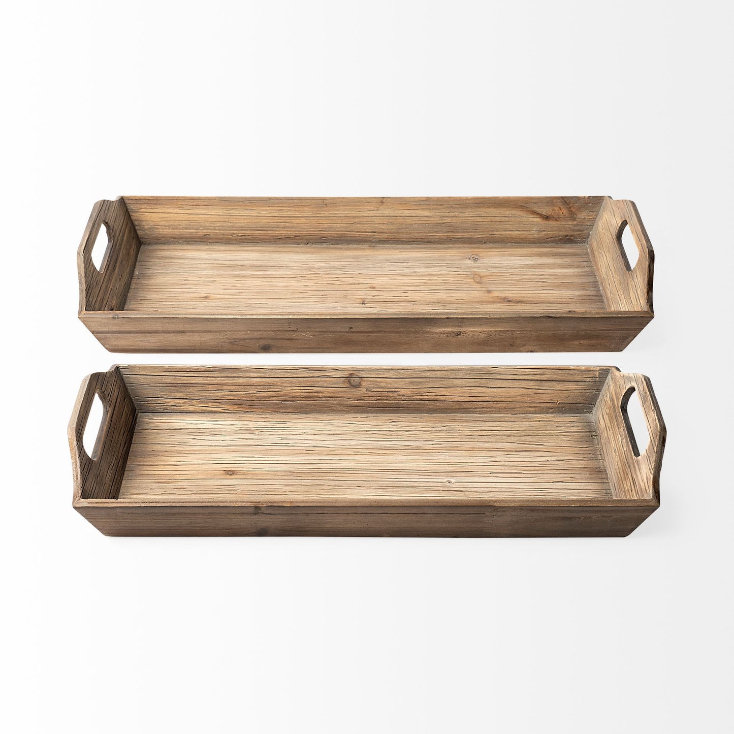 NATURAL WOOD SERVING TRAYS - Varnish & Vibe