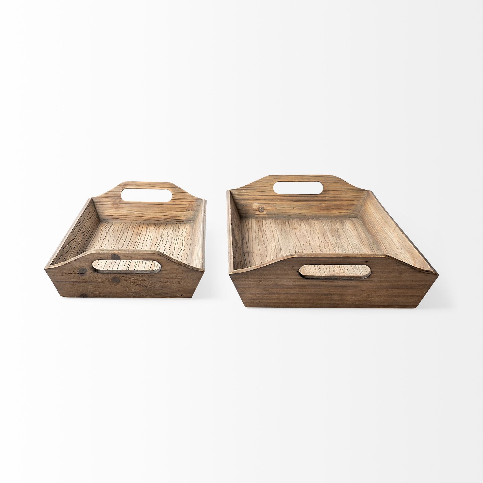 NATURAL WOOD SERVING TRAYS - Varnish & Vibe