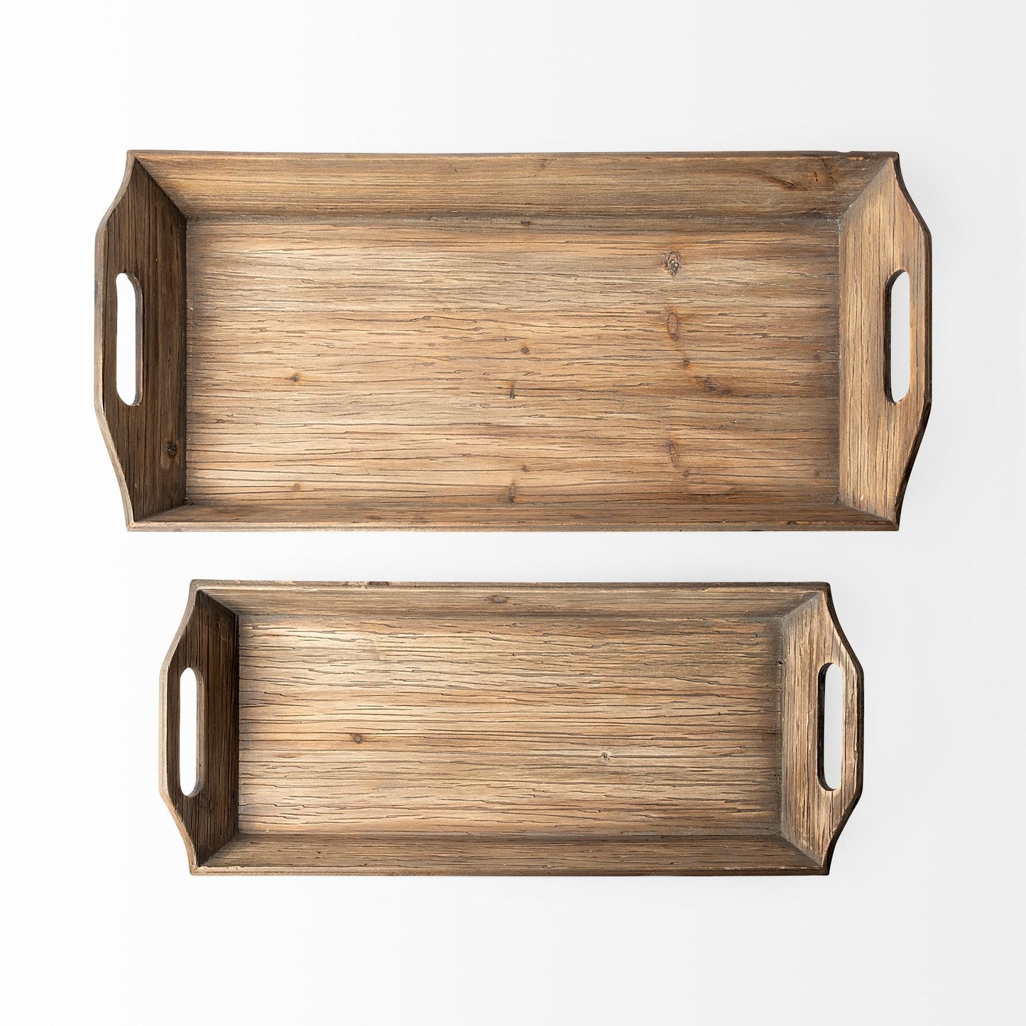 NATURAL WOOD SERVING TRAYS - Varnish & Vibe