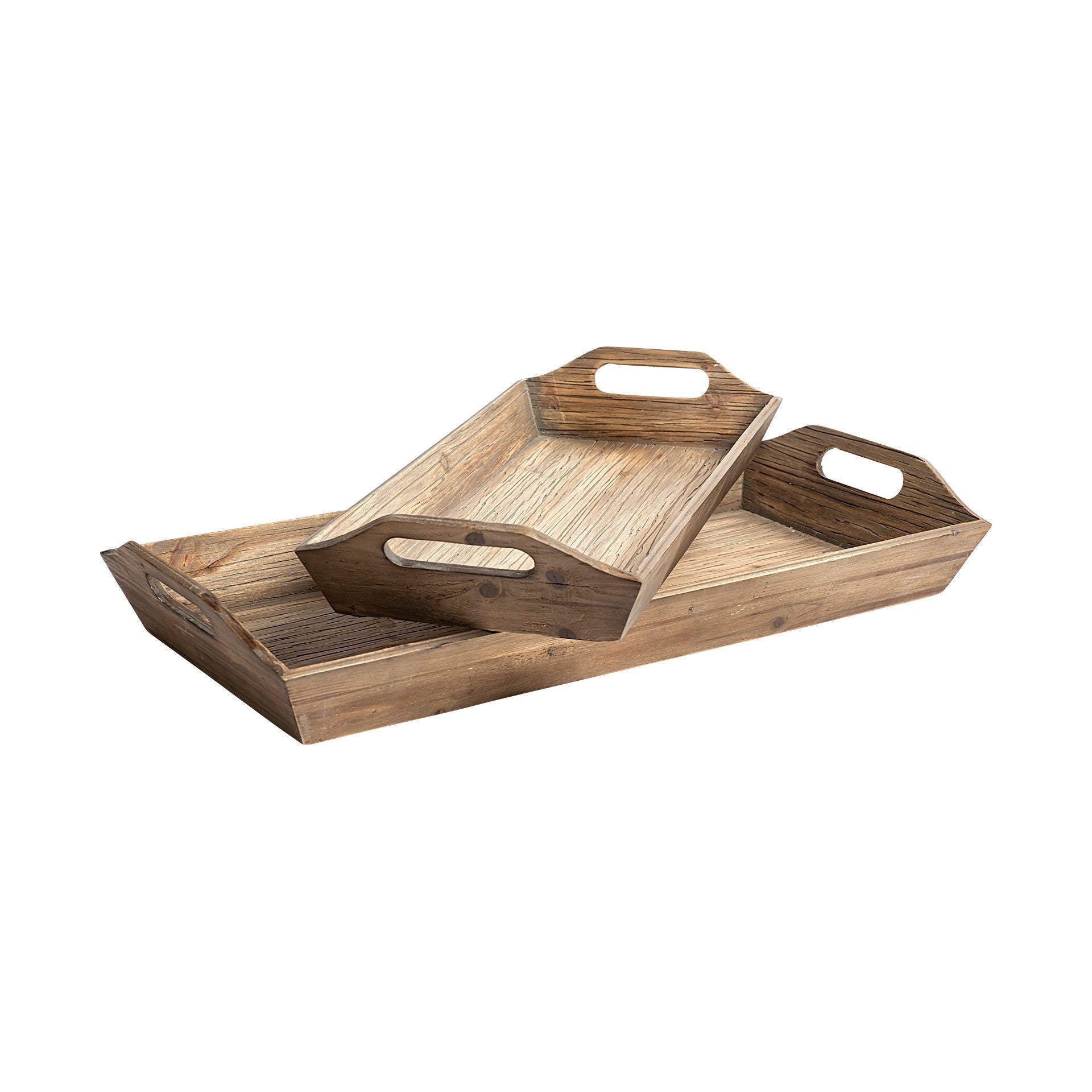 NATURAL WOOD SERVING TRAYS - Varnish & Vibe