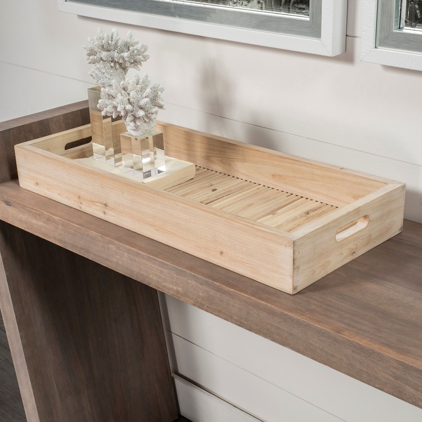 HERMOSA COASTAL WOODEN TRAY - Varnish & Vibe