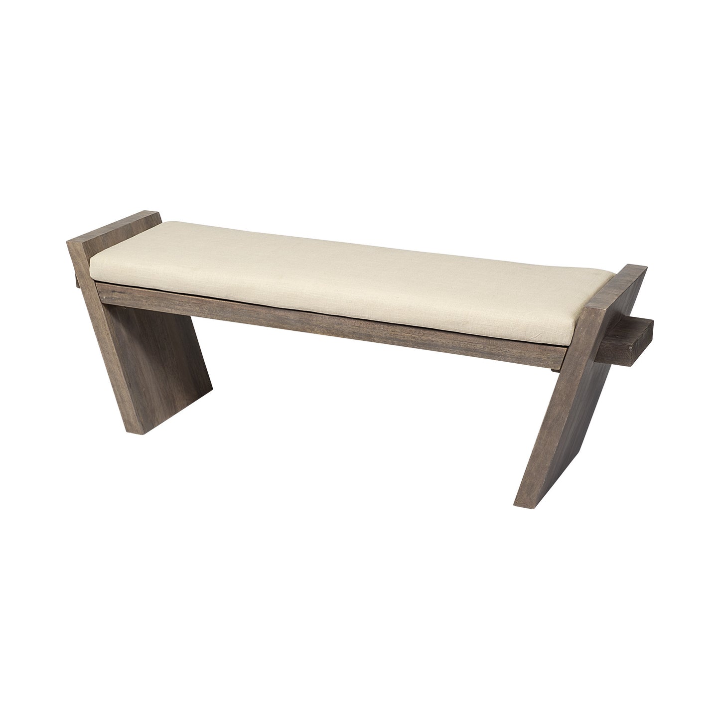 HERMOSA UPHOLSTERED WOOD BENCH