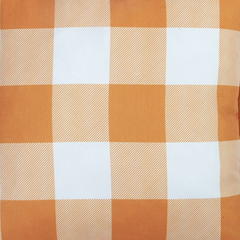 pumpkin gingham throw pillow cover, season pumpkin gingham throw pillow, gingham throw pillow cover, pumpkin gingham throw pillow, set 18 fall season pumpkin