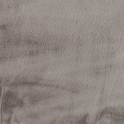LAUREL 5' X 8' GRAY FAUX FUR WASHABLE AREA RUG