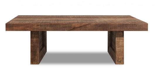 PIER SOLID WOOD DINING BENCH - Varnish & Vibe