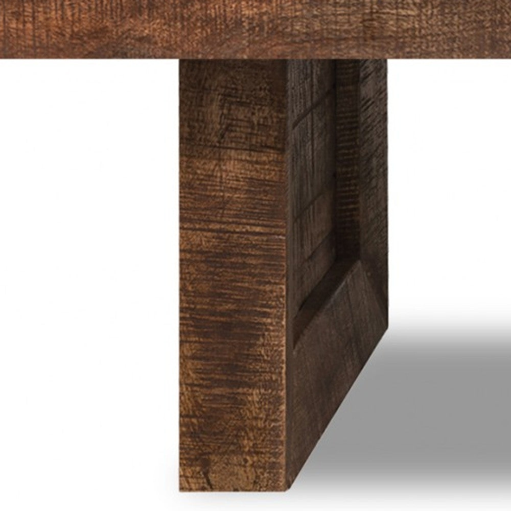 PIER SOLID WOOD DINING BENCH - Varnish & Vibe