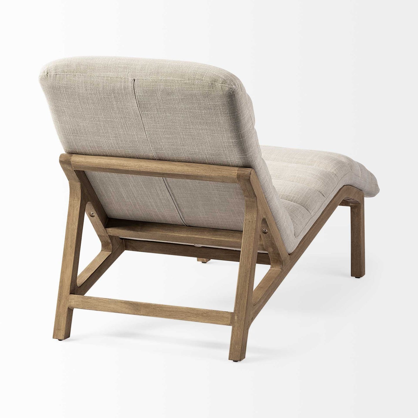 OCEAN CREAM FABRIC TUFTED LOUNGE CHAIR