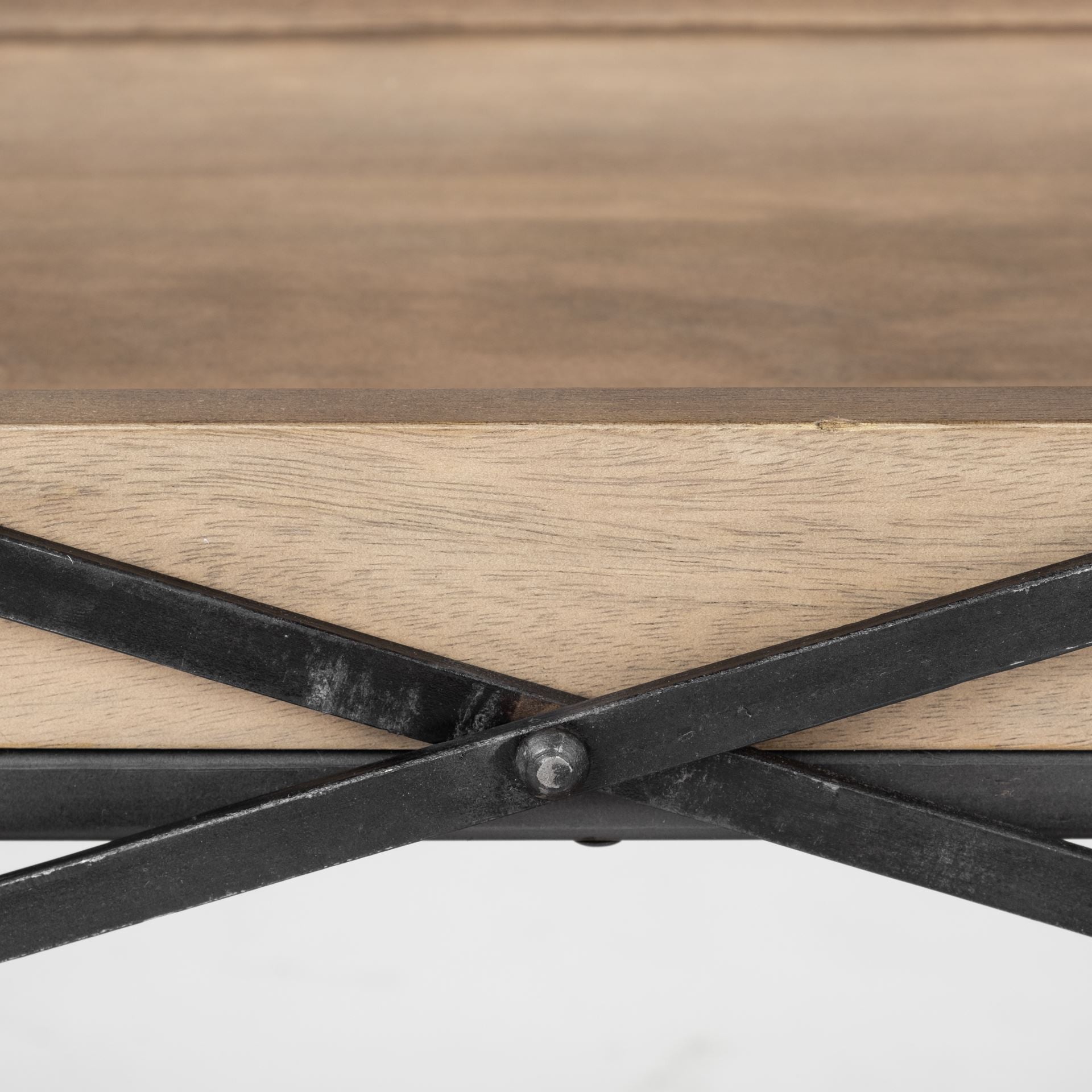 wood sled console table shelves, sled console table shelves, solid wood sled console table, black solid wood sled console, 16" light brown black solid