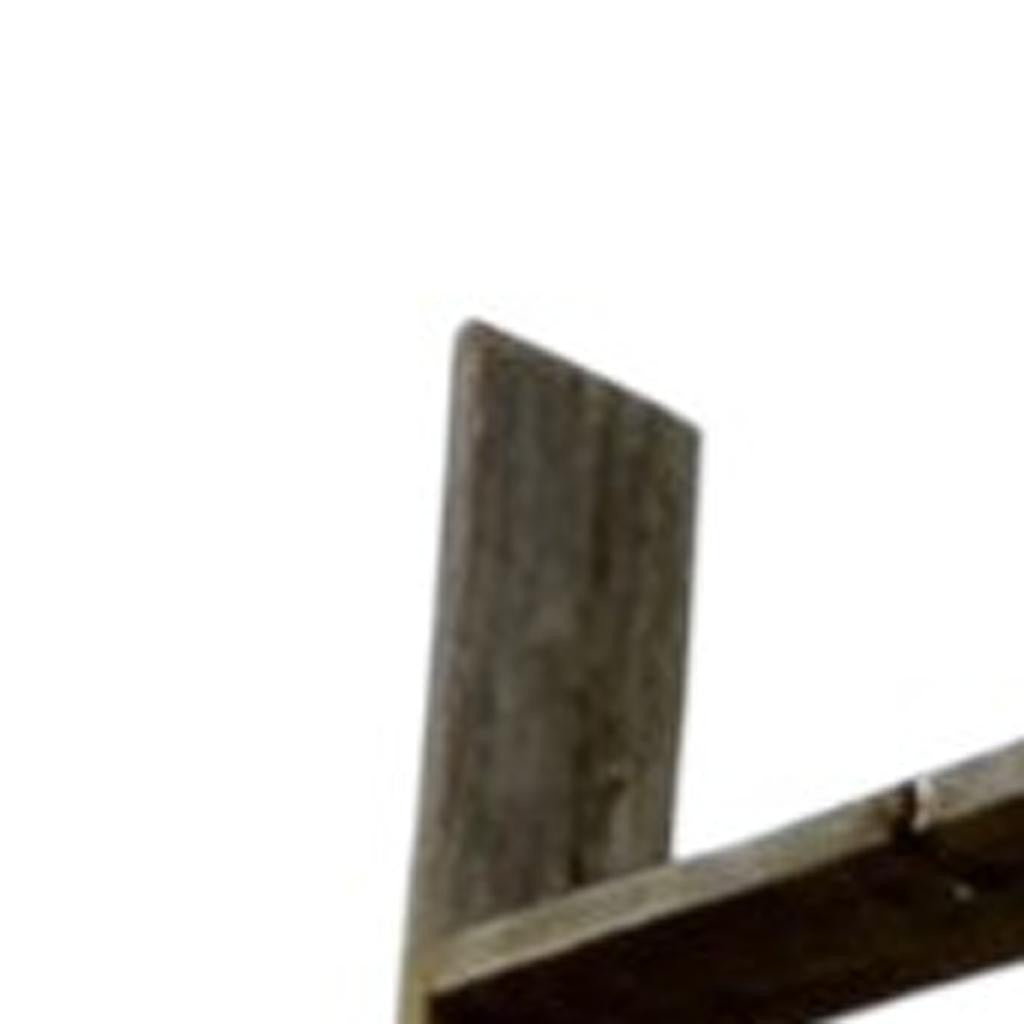 LAUREL 60" GRAY DISTRESSED SOLID WOOD FIVE STEP LADDER SHELF