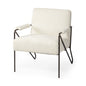 VALLEY OFF WHITE ARMCHAIR - Varnish & Vibe