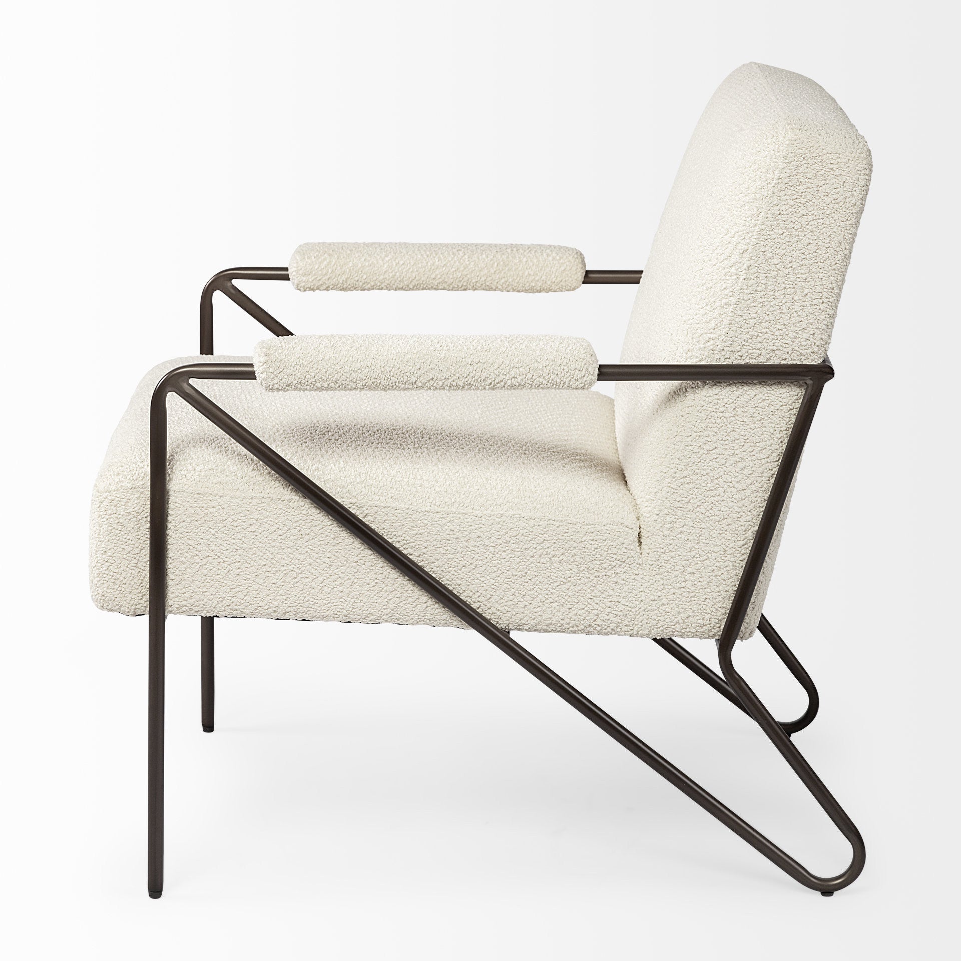 VALLEY OFF WHITE ARMCHAIR - Varnish & Vibe