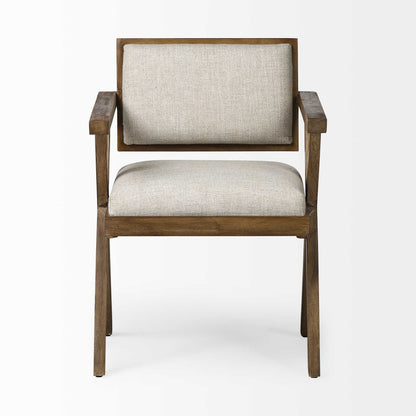 REDONDO CREAM FABRIC ARMCHAIR