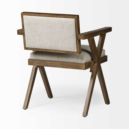REDONDO CREAM FABRIC ARMCHAIR