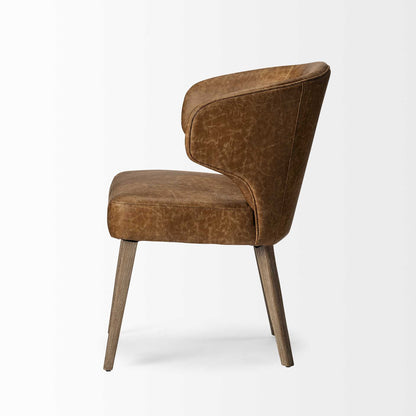 PIER LEATHER DINING ARMCHAIR - Varnish & Vibe