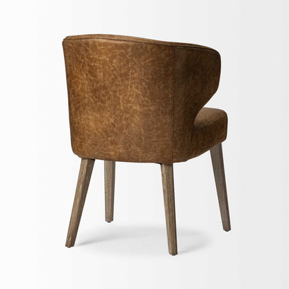 PIER LEATHER DINING ARMCHAIR - Varnish & Vibe