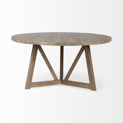 REDONDO 60" SOLID WOOD ROUND TABLE