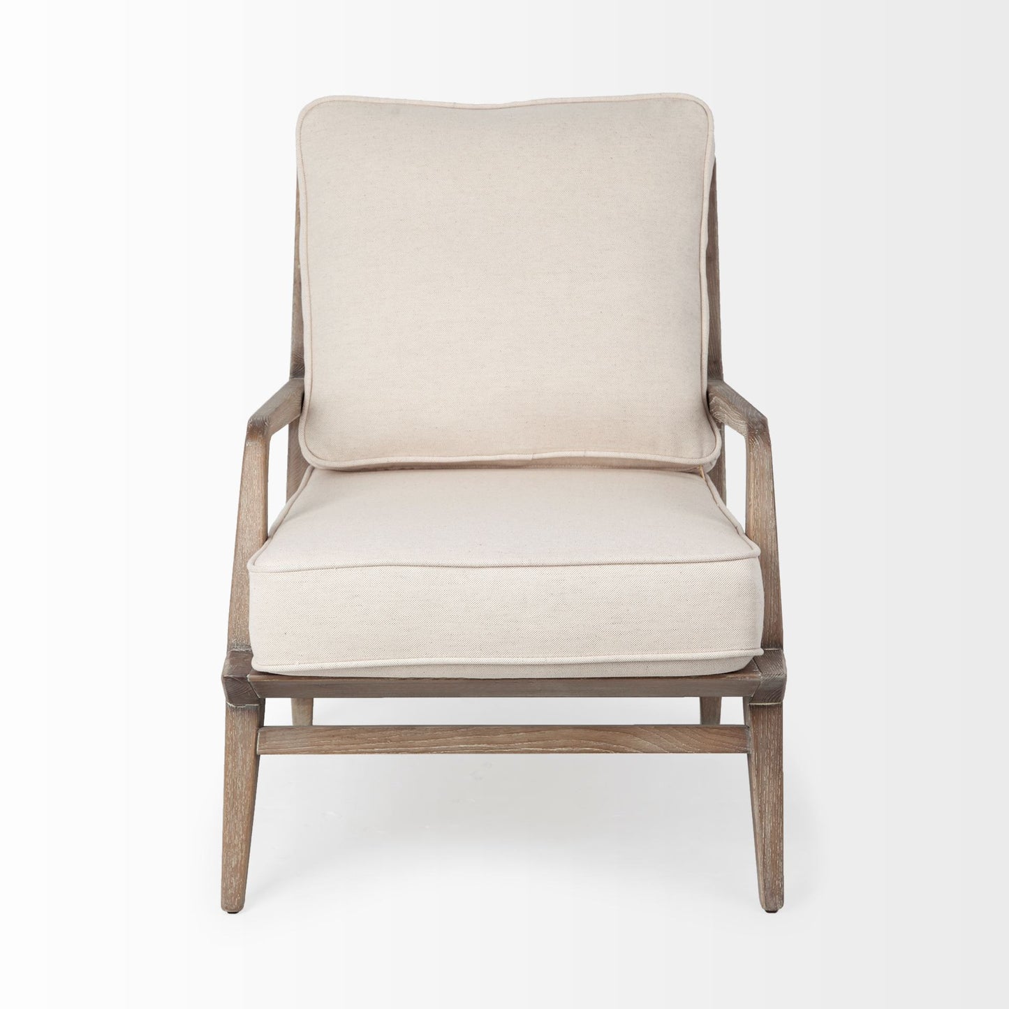 OCEAN CREAM FABRIC ARMCHAIR