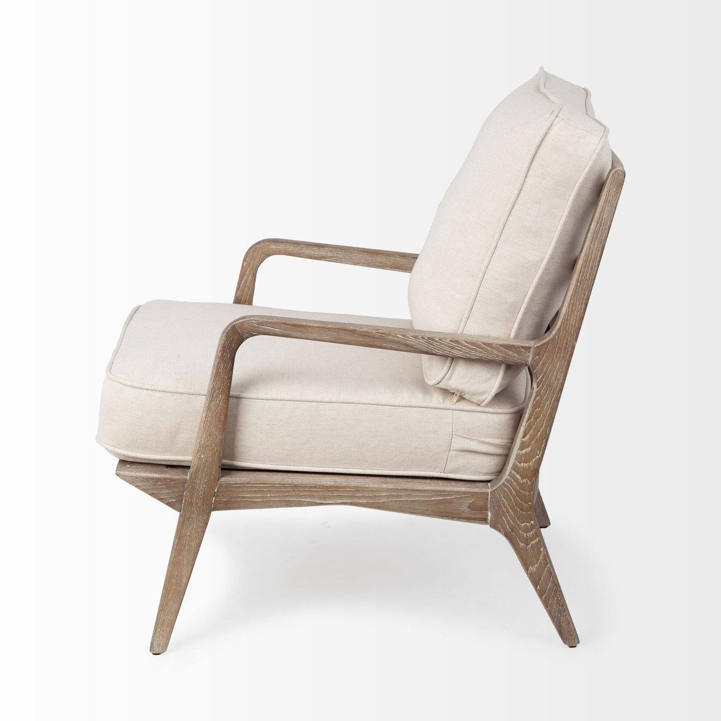 OCEAN CREAM FABRIC ARMCHAIR