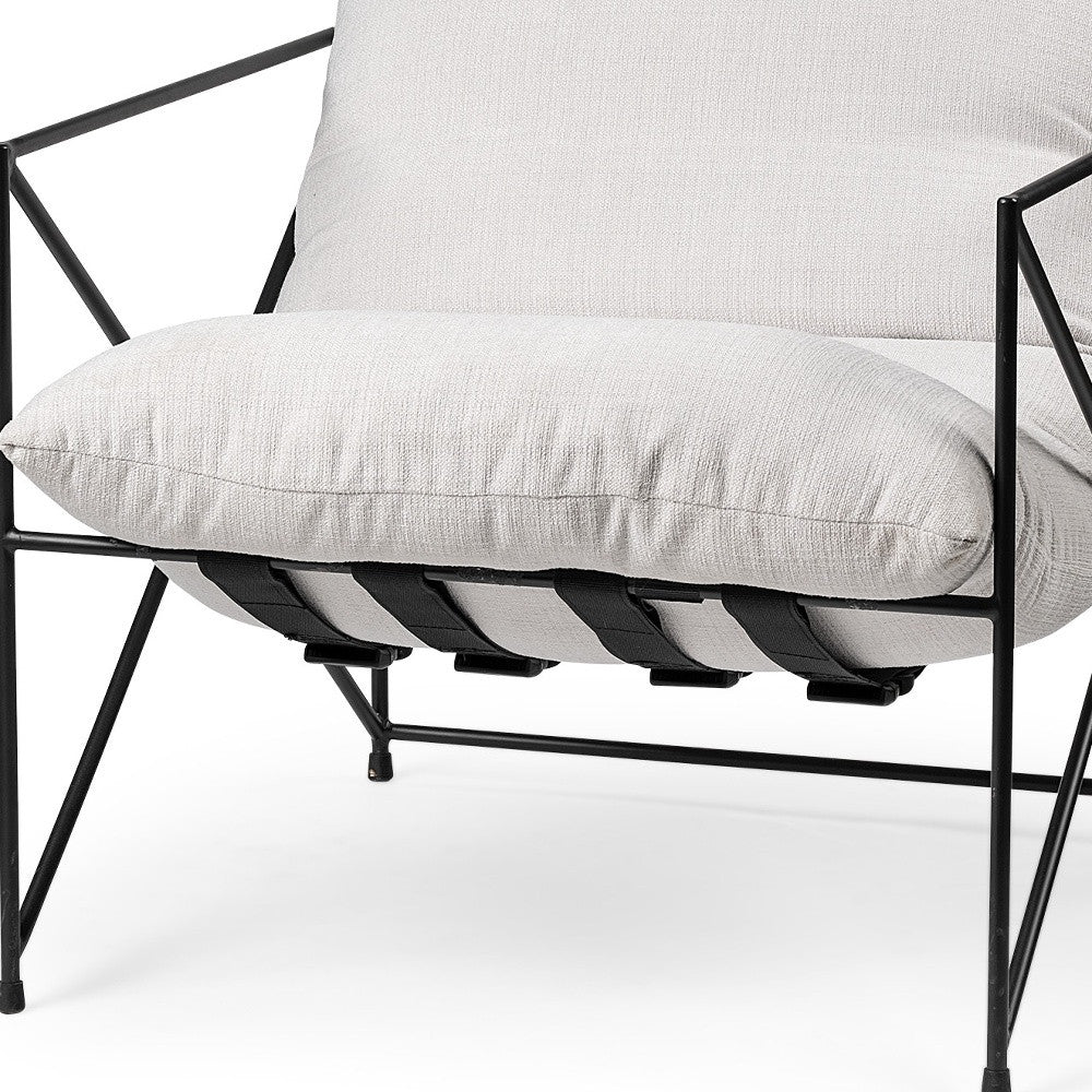 cream black fabric arm chair, fabric arm chair, black fabric arm chair, 30" cream black fabric arm, cream black fabric arm