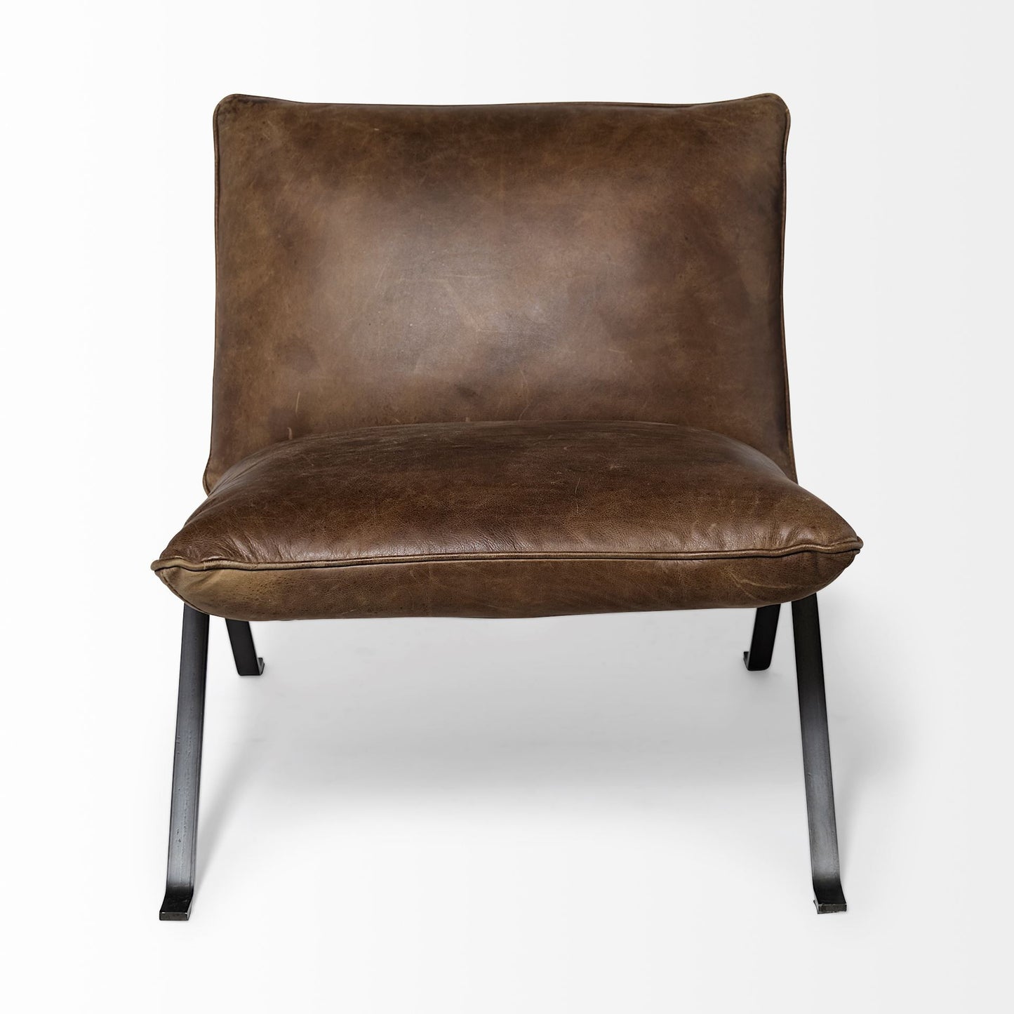 ARTESIA LEATHER ACCENT CHAIR - Varnish & Vibe