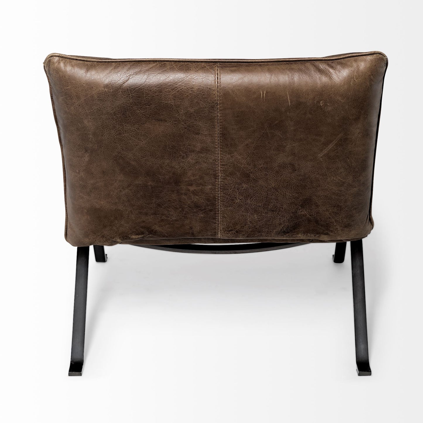 ARTESIA LEATHER ACCENT CHAIR - Varnish & Vibe