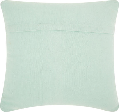 HERMOSA SEAFOAM GREEN CHEVRON THROW PILLOW
