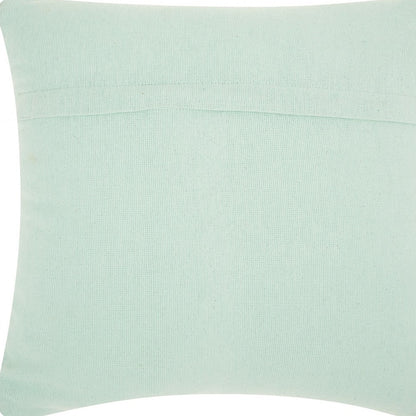 HERMOSA SEAFOAM GREEN CHEVRON THROW PILLOW