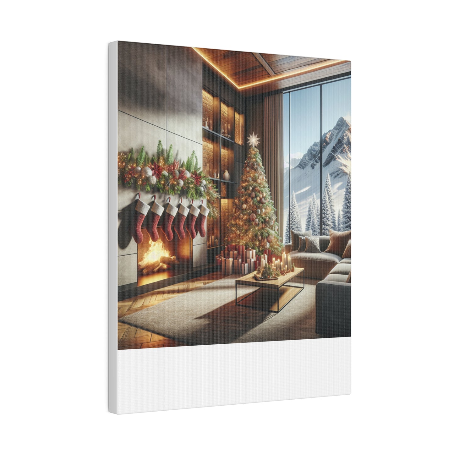 Christmas Matte Canvas, Stretched, 0.75"