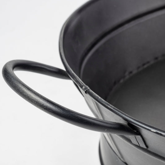 CALABASAS 14" BLACK METAL BASKET - Varnish & Vibe