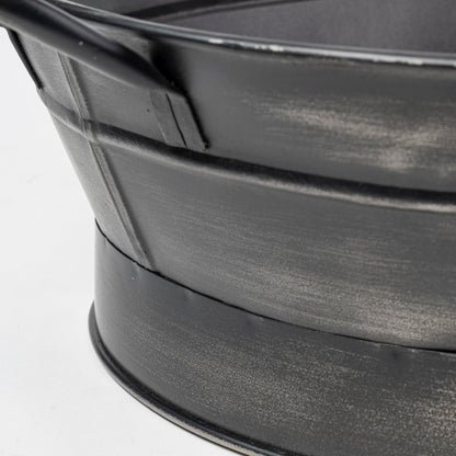 CALABASAS 14" BLACK METAL BASKET - Varnish & Vibe