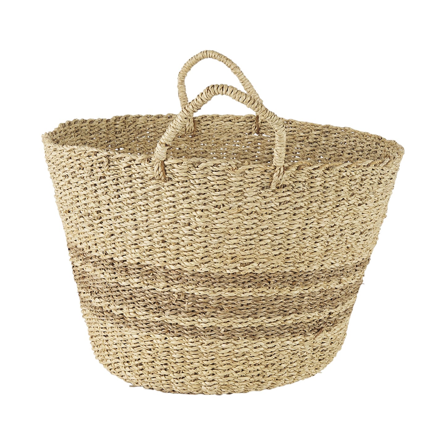 CALABASAS SET OF TWO BROWN WICKER BASKET - Varnish & Vibe