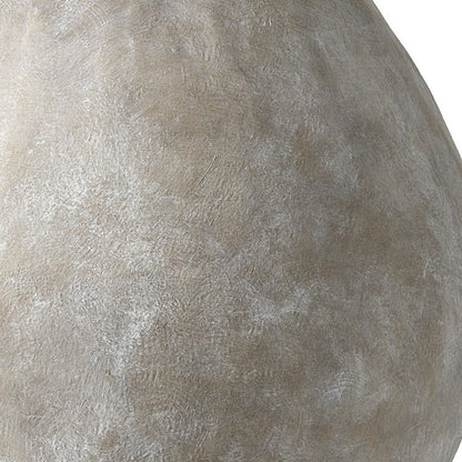 HERMOSA 28" TAN CERAMIC FLOOR VASE