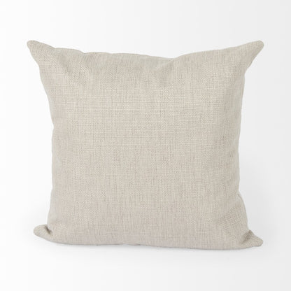 NEUTRAL SAND BASKET WEAVE ACCENT THROW PILLOW - Varnish & Vibe