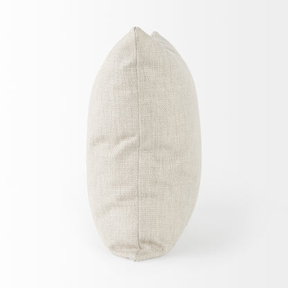 NEUTRAL SAND BASKET WEAVE ACCENT THROW PILLOW - Varnish & Vibe