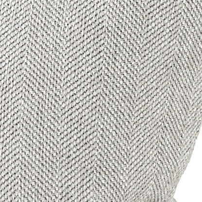 ASH GRAY BASKET WEAVE ACCENT THROW PILLOW