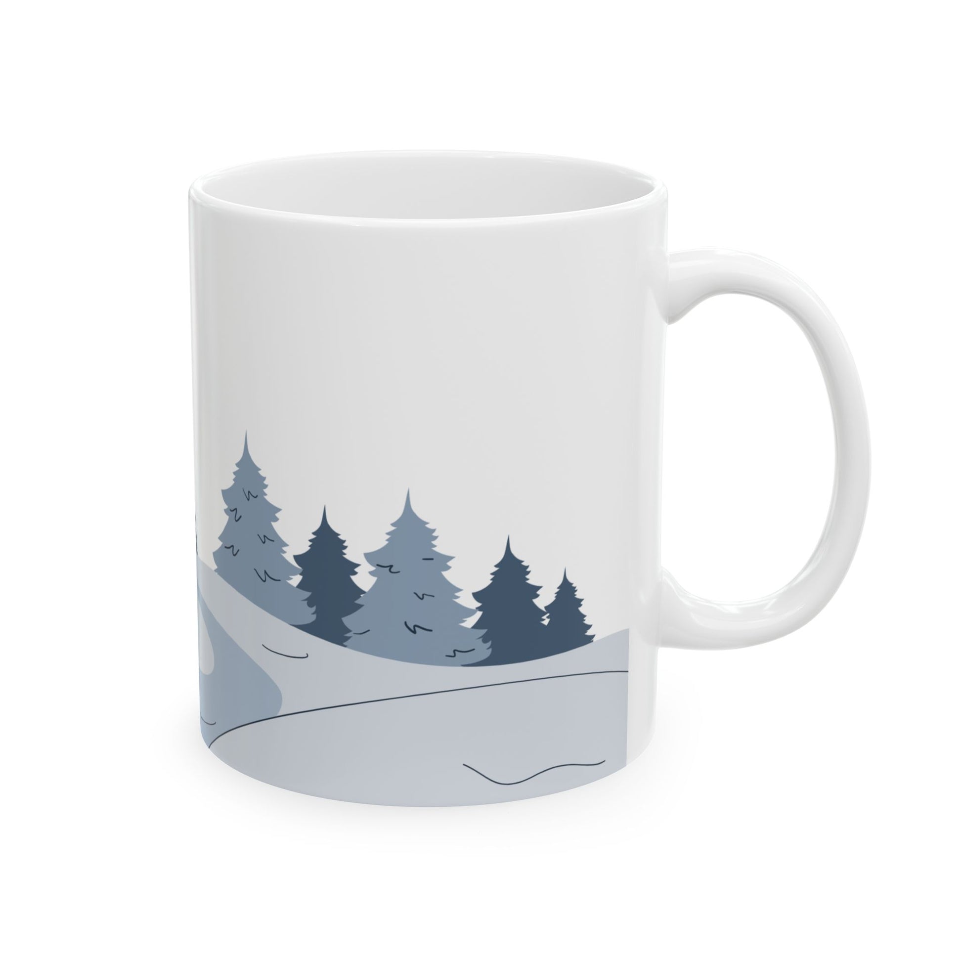 Winter Ceramic Mug, (11oz, 15oz) - Varnish & Vibe
