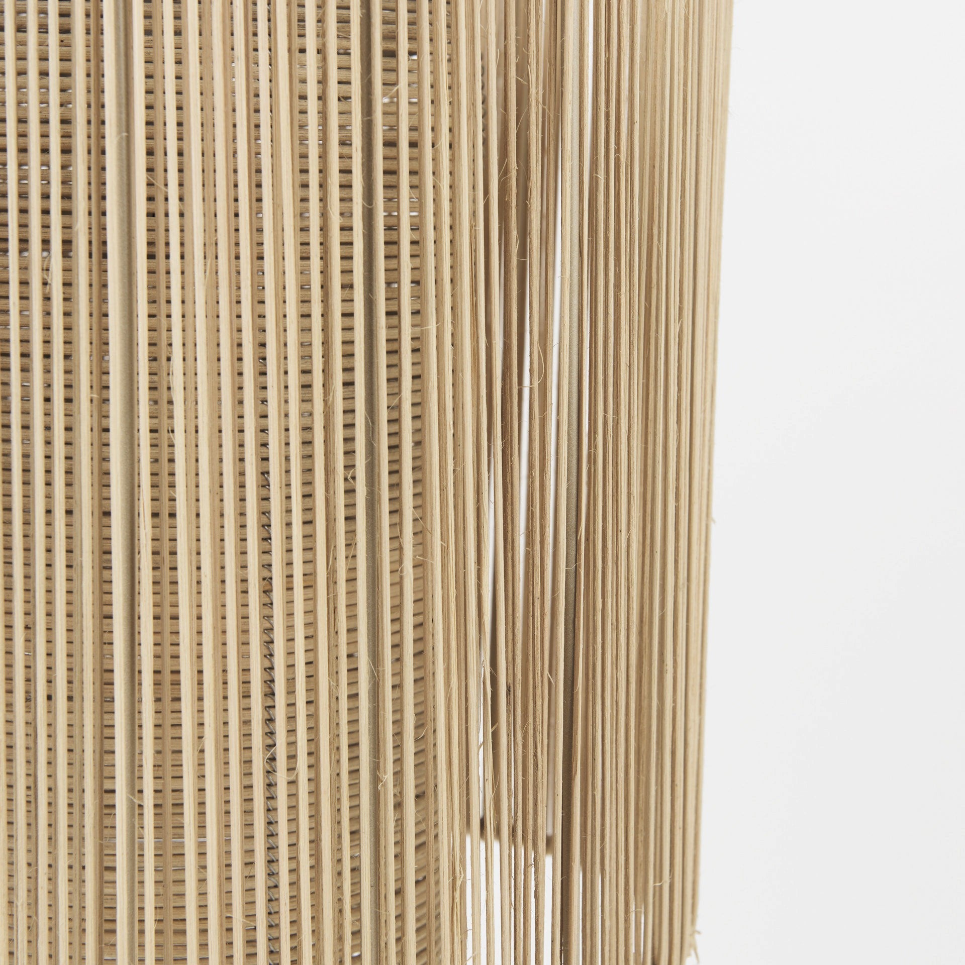 NATURAL CANE CYLINDRICAL HANGING PENDANT LIGHT - Varnish & Vibe