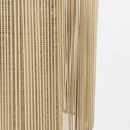 NATURAL CANE CYLINDRICAL HANGING PENDANT LIGHT - Varnish & Vibe