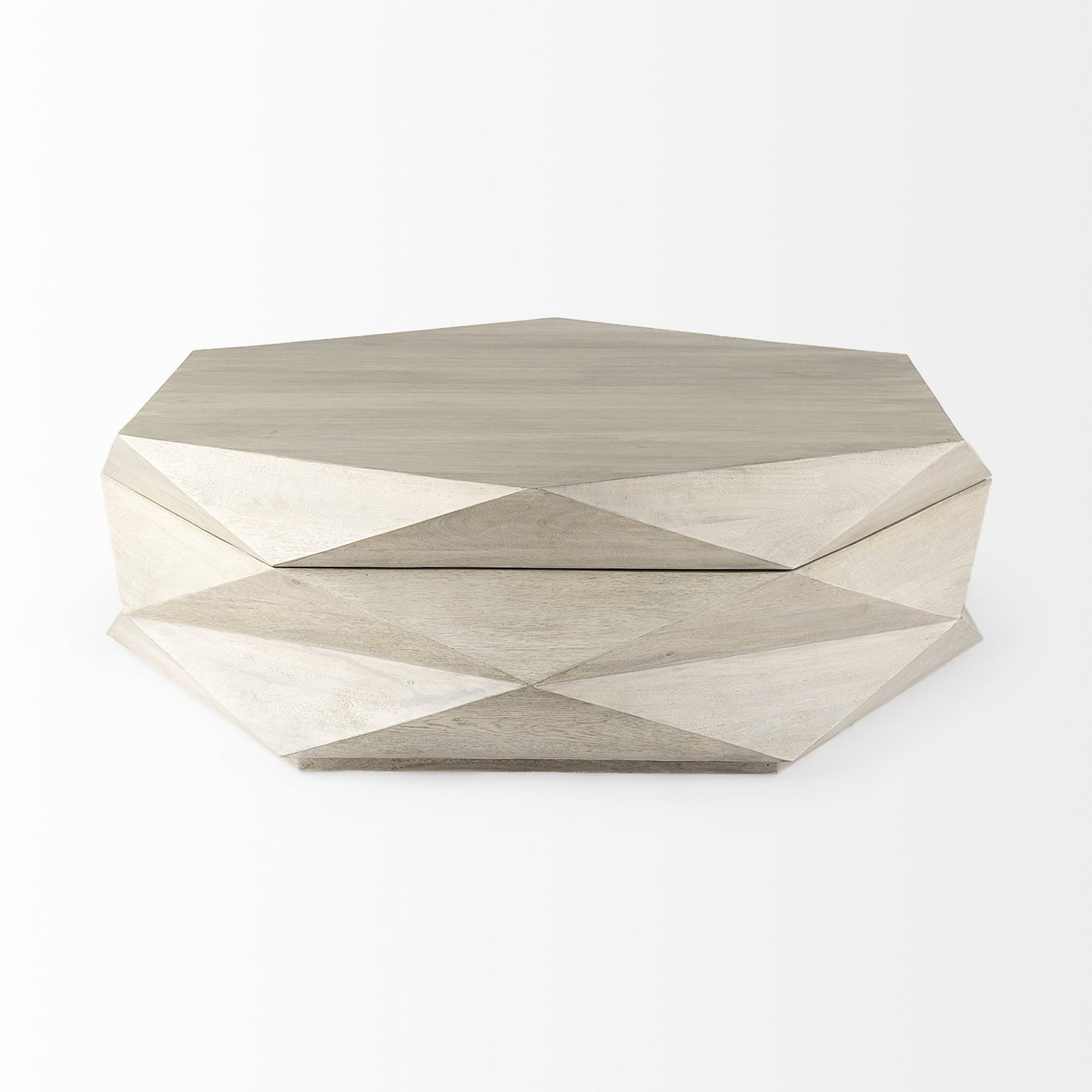 REDONDO HEXAGON SOLID WOOD COFFEE TABLE