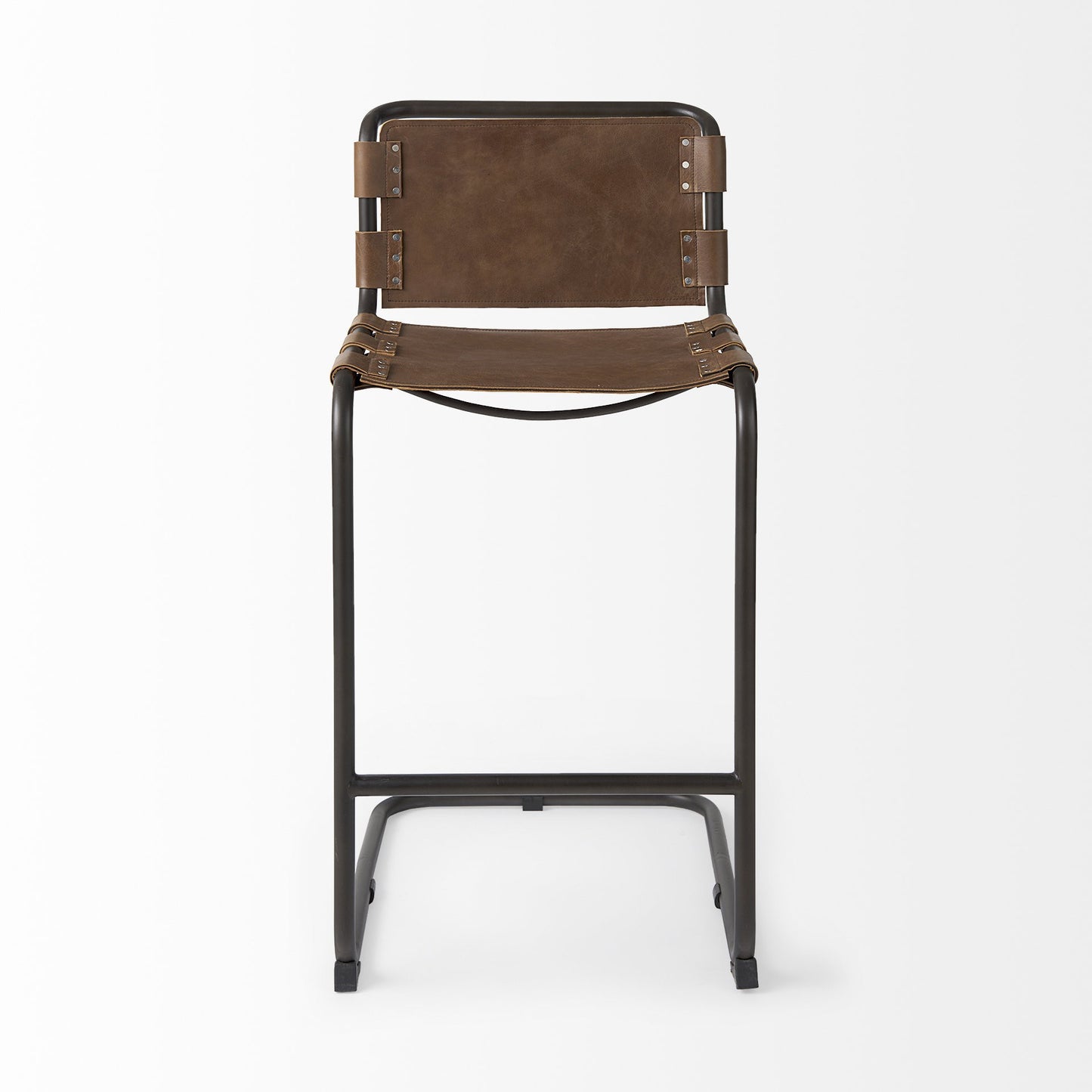 ARTESIA LEATHER BAR CHAIR - Varnish & Vibe