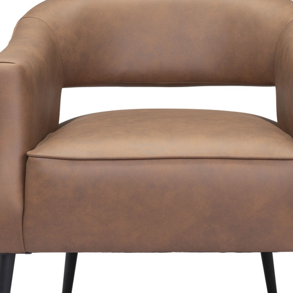 MANHATTAN FAUX LEATHER ARM CHAIR - Varnish & Vibe